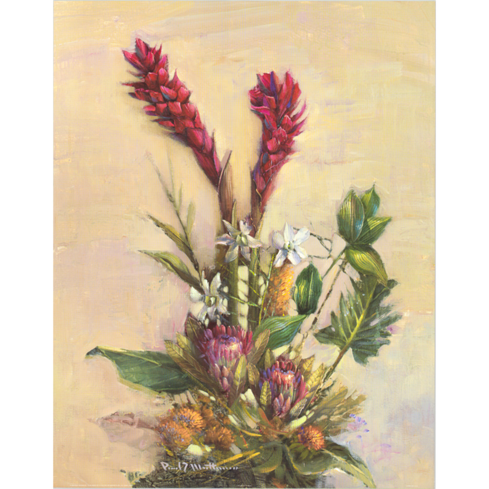 Tropical Floral Paradise by Paul Mathenia Set of 2 22x28